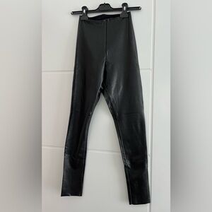 Commando Black Control Faux Leather Leggings